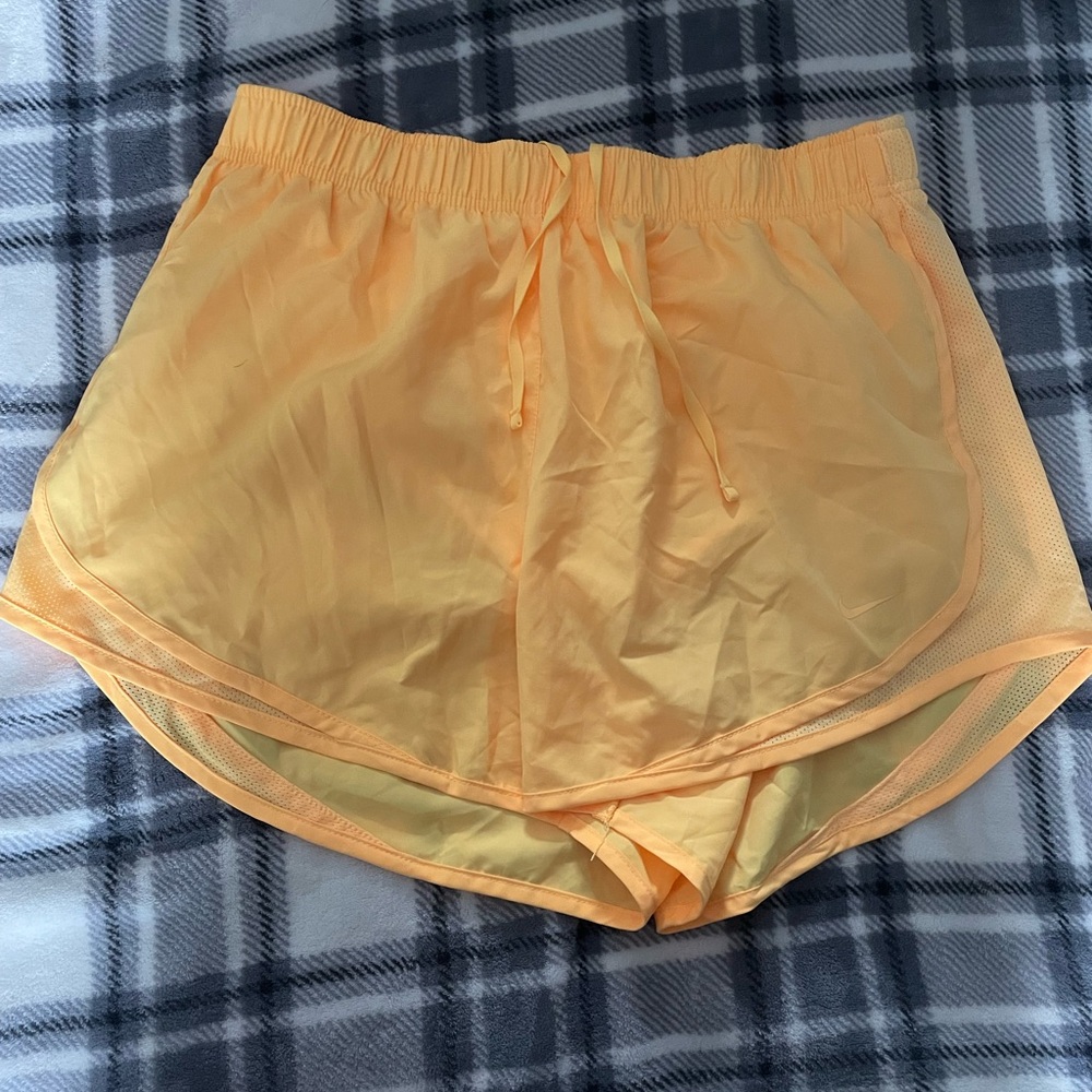 Nike bright orange  Dri-FIT running shorts